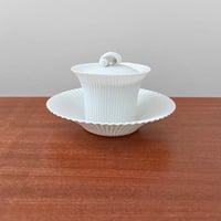 Image 2 of Arabia Finland Aune Siimes Lidded Cup with Saucer