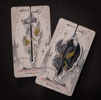 Image 1 of Shimmer ✦ Doublesided Hot Stamping Acrylic Charms ✦ 7.5x5/3.2 cm