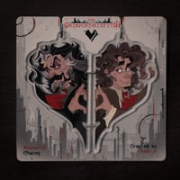 Image 1 of Soulmates ✦ Magnetic Doublesided Acrylic Charms ✦ 7.5x8 cm