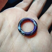 Image 4 of BIG PURPLE SWIRL BEAD 