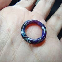 Image 5 of BIG PURPLE SWIRL BEAD 