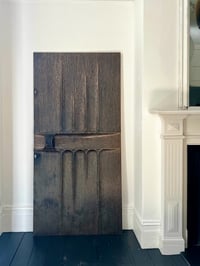 Image 2 of Brutalist Aluminium Door Panel with Antique Bronze Finish