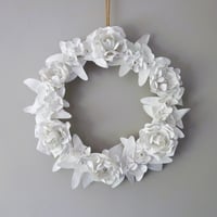 Image 1 of Sculpted Flower Wreath 2