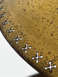 Image 2 of Brass and Glass Table Lamp, Denmark I