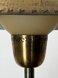 Image 3 of Brass and Glass Table Lamp, Denmark I