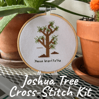 Joshua Tree Fabric Cross-Stitch Kit