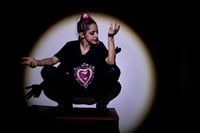 Image 14 of SOLD Giantgem - PINK Heavily jewelled Ruby heart T shirt