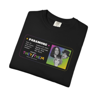 Image 2 of paramore pronouns tee