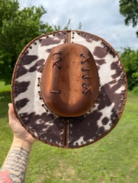 Image 2 of Double Cowhide Cowboy Hat