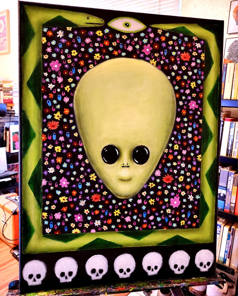 Image of BIG HEAD (ORIGINAL PAINTING)