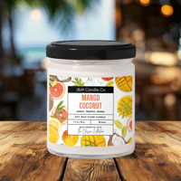 Image 1 of MANGO COCONUT SCENTED CANDLE