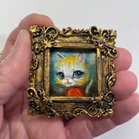 Image 2 of Yellow Cat (Miniature Painting)