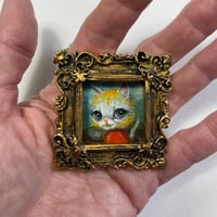 Image 4 of Yellow Cat (Miniature Painting)