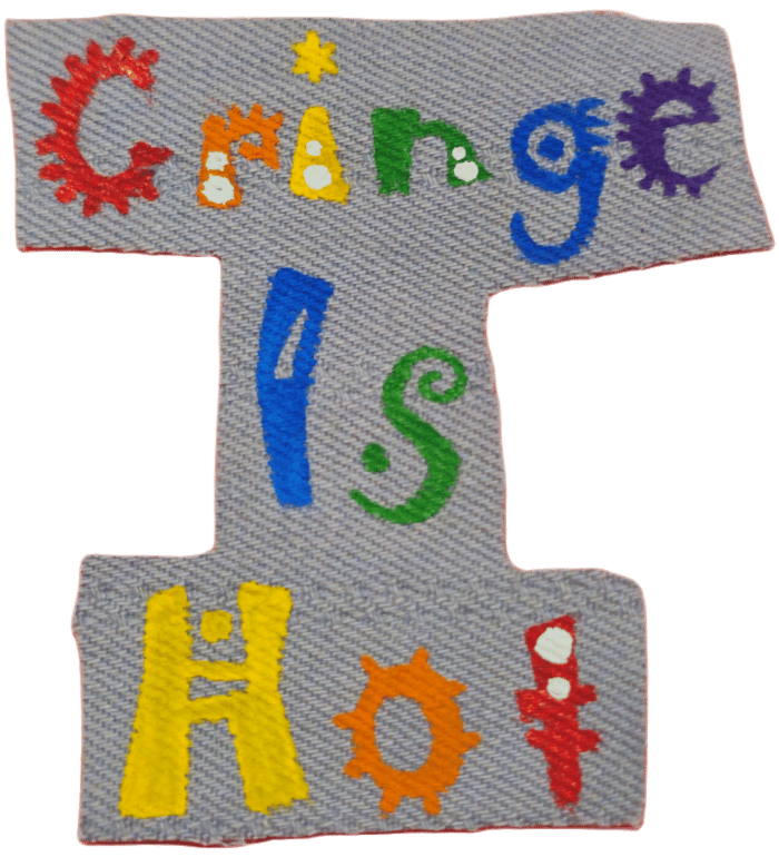 Image of Custom Patch or Pin (Script/Font)