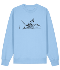 Image 1 of Origami Crane Kujavian Folk Sweatshirt