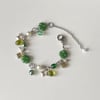 'good luck' four-leaf clover bracelet