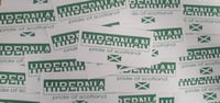 Image 1 of Pack of 25 10x5cm Hibs, Hibernian, Pride Of Scotland Football/Ultras Stickers.