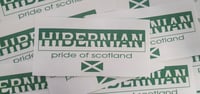 Image 2 of Pack of 25 10x5cm Hibs, Hibernian, Pride Of Scotland Football/Ultras Stickers.