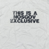 NOSGOV EXCLUSIVE®  WHITE HEAVYWEIGHT T-SHIRT Image 2