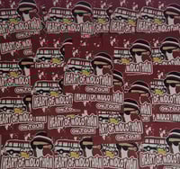 Image 1 of Pack of 25 7x7cm Hearts, Heart of Midlothian On Tour Football/Ultras Stickers.