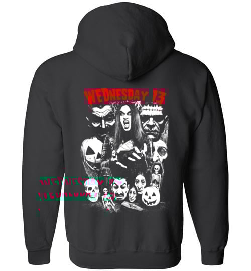 WEDNESDAY 13 "CREATURE FEATURE 13" HOODIE