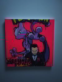Image 2 of R A G E | 24 x 24 original painting 