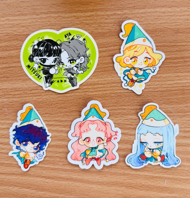 Little Witch Hat Atelier Girls & Mitsuki/Aya Vinyl Sticker