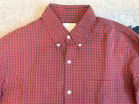 Image 2 of Band of Outsiders summer weight seersucker shirt, made in USA, size 2 (M)