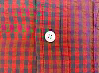 Image 4 of Band of Outsiders summer weight seersucker shirt, made in USA, size 2 (M)