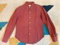 Image 1 of Band of Outsiders summer weight seersucker shirt, made in USA, size 2 (M)