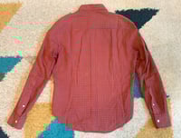 Image 7 of Band of Outsiders summer weight seersucker shirt, made in USA, size 2 (M)