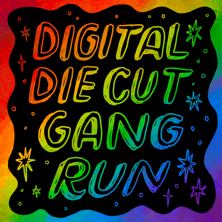 Image of Digital Full Color Vinyl Die Cut Gang Run!