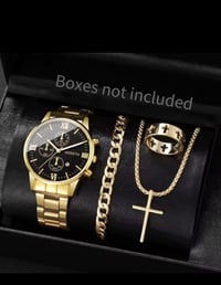Image 2 of Lion Heart Men's Bracelet Set