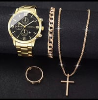 Image 5 of Lion Heart Men's Bracelet Set