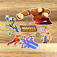 Image 2 of Marvel Super Heroes Magnet Set (21 Pieces)