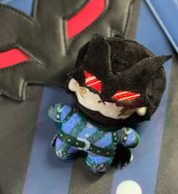 Image 1 of Black Mask 10cm Plush