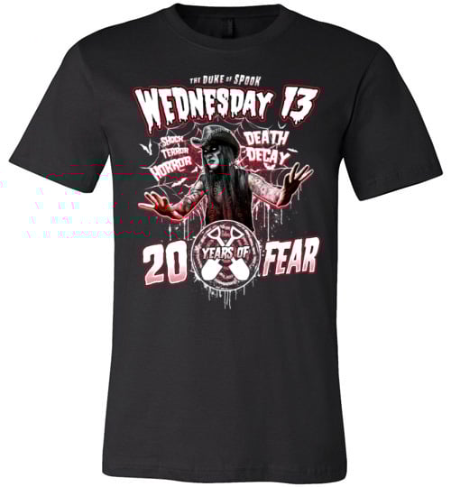 WEDNESDAY 13 'SALES FROM THE CRYPT' TOUR SHIRTS