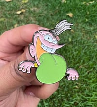 Image 3 of EDDY PEEKER GLOW IN THE DARK PIN