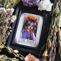 Monster High Clawdeen Wolf as the Moon Tarot Card A5 Print