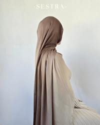 Image 1 of Sandstone Mist Modal Hijab