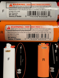 Image 4 of How to spot a FAKE Bic lighter 