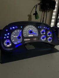 Image 4 of 03-07 SS Plug & Play GAS Cluster White/Blue