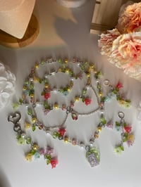 Image 9 of Winx inspired ultimate bundle: Layered necklace, earrings, bracelet, and dangle keychain