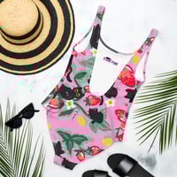 Image 5 of Studio Purr Strawberry Season Kitties One Piece Swimsuit