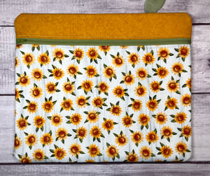 Image of Free Shipping/Project Bag Duo Set/ Sunflower Green Zip