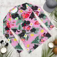 Image 3 of  Studio Purr Strawberry Season Kitties Swim Top