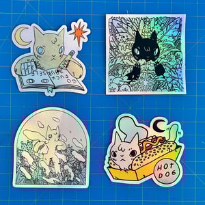 Image of Holographic Cat Stickers