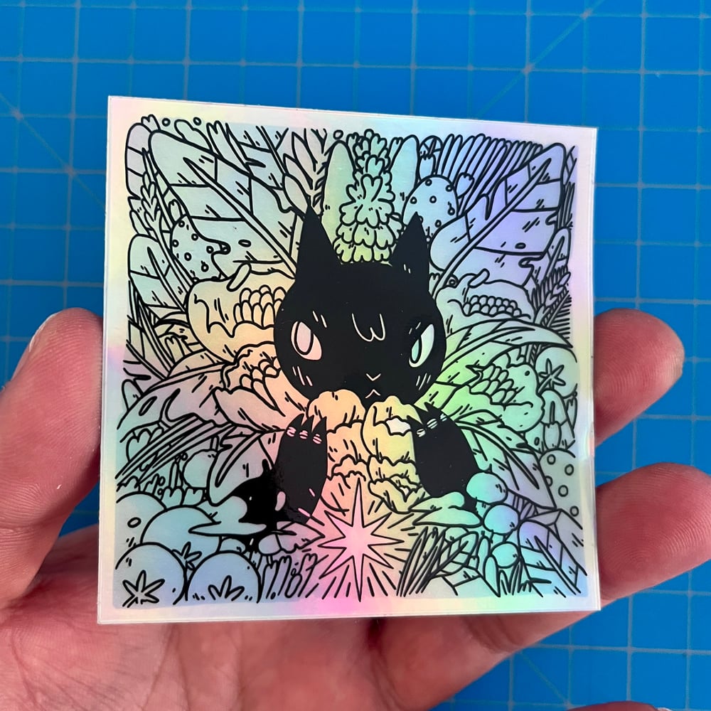 Image of Holographic Cat Stickers