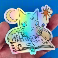 Image 8 of Holographic Cat Stickers