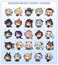 Image 1 of Gummy Genshin Charms